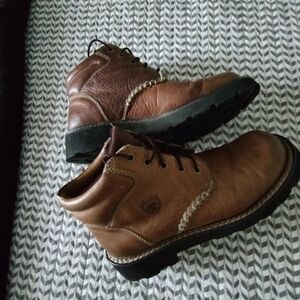 Ariat Brown Leather Ankle Boots